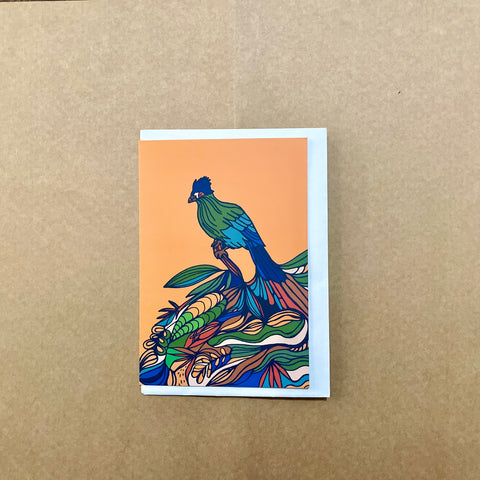 Great Blue Turaco Greeting Card